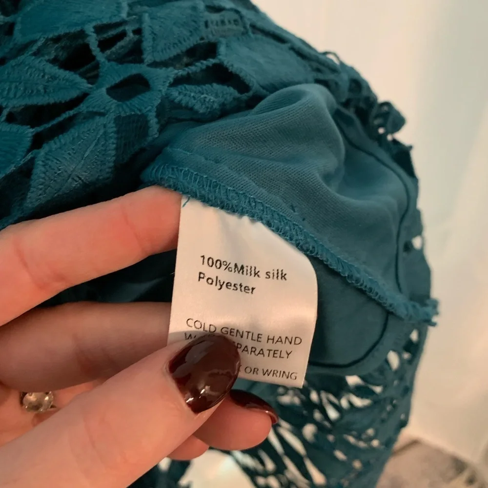 Nwot petal & pup Candice Strapless Lace Midi Dress - Picture 9 of 12